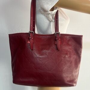 Longchamp Leather Hobo Bag Black Large Shoulder  Tote Zip Up Pockets